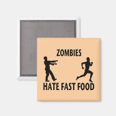 Zombie Fast Food Magnet (Vorderseite/Rückseite)