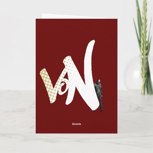 Zombie Feiertagskarte (Rückseite)