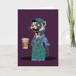 Zombie Ferret Barista Karte