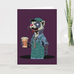 Zombie Ferret Barista Karte