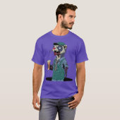 Zombie Ferret Barista T-Shirt (Vorne ganz)
