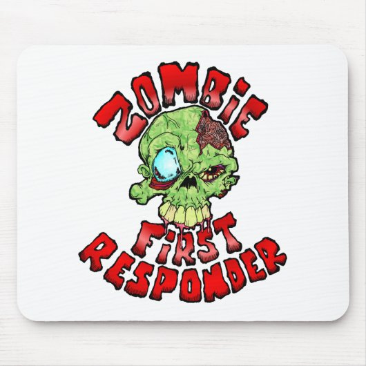Zombie First Responder Mousepad (Vorne)