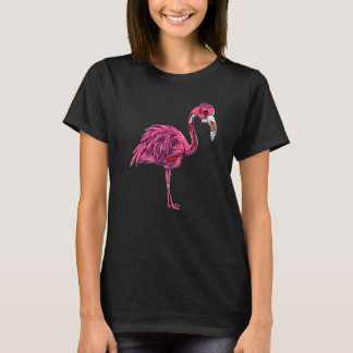 Zombie Flamingo Gruseliger Halloween-Kostüm Wo T-Shirt