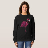 Zombie Flamingo Spooky Creepy Halloween Costume Wo Sweatshirt (Vorne ganz)