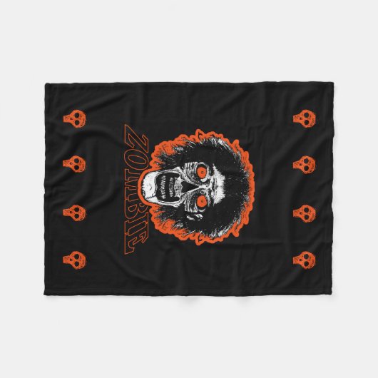 ZOMBIE FLEECEDECKE (Vorderseite (Horizontal))