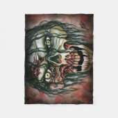 Zombie Fleecedecke (Vorderseite)