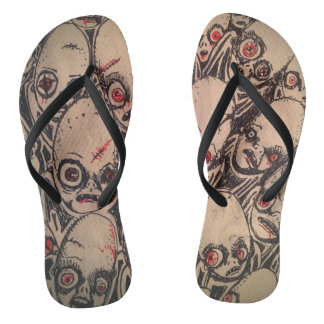 Zombie-Flip-Flops Badesandalen