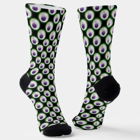  Zombie Floating Eyeball Halloween Monster Eye Socken (Gewinkelt)