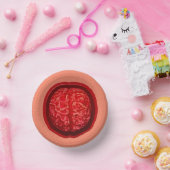 Zombie Food Brain Halloween Pappteller (Party)