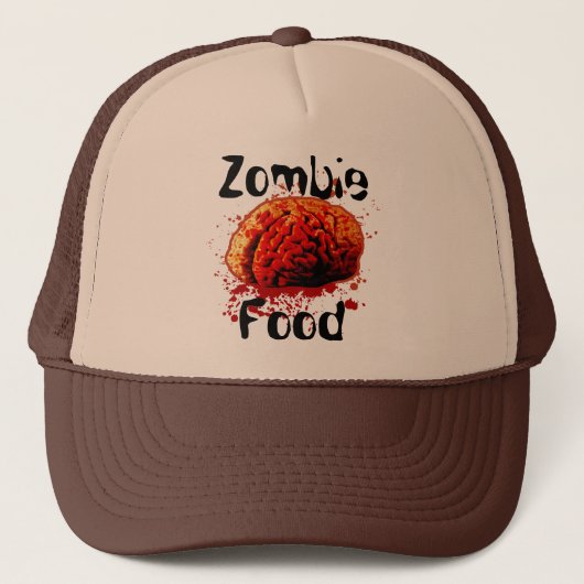Zombie Food Truckerkappe (Vorderseite)