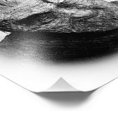 Zombie-Foto Fotodruck (Ecke)