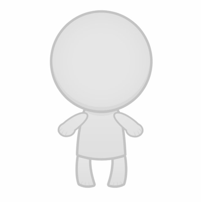 Zombie-Foto-Skulptur Freistehende Fotoskulptur (Vorne)