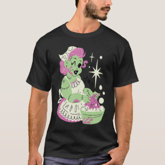 Zombie-Frau-Mutter-sauberes-Halloween T-Shirt