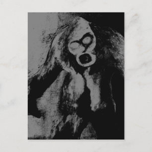 Zombie Freak Postkarte
