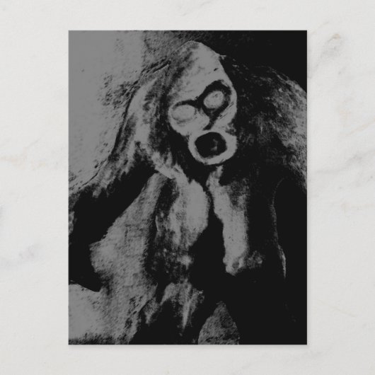 Zombie Freak Postkarte (Vorderseite)