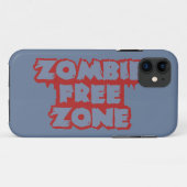 Zombie Free Zone Custom iPhone Case-Partner Case-Mate iPhone Hülle (Rückseite (Horizontal))