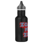 Zombie Free Zone - Farbe wählen Edelstahlflasche (Links)