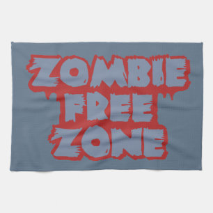 Zombie Free Zone Küchentuch