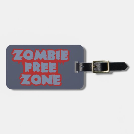 Zombie-Freihafengebietgewohnheits-Gepäckanhänger Gepäckanhänger (Vorderseite horizontal)