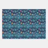 Zombie Frenzy Wrapping Paper Geschenkpapier Set (Vorderseite 2)