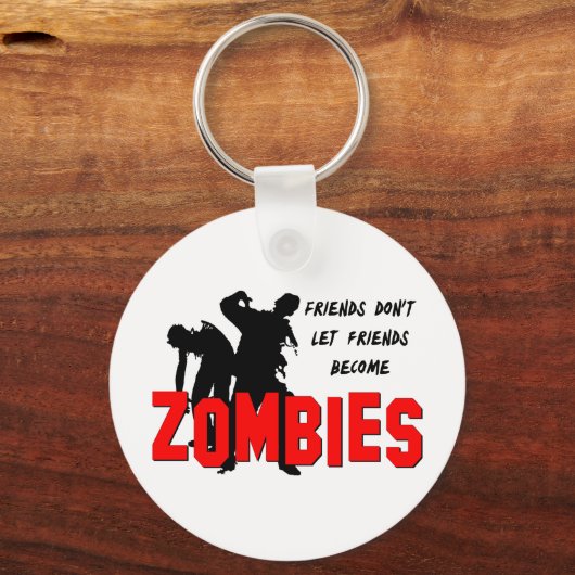 Zombie Friends Schlüsselanhänger (Vorderseite)