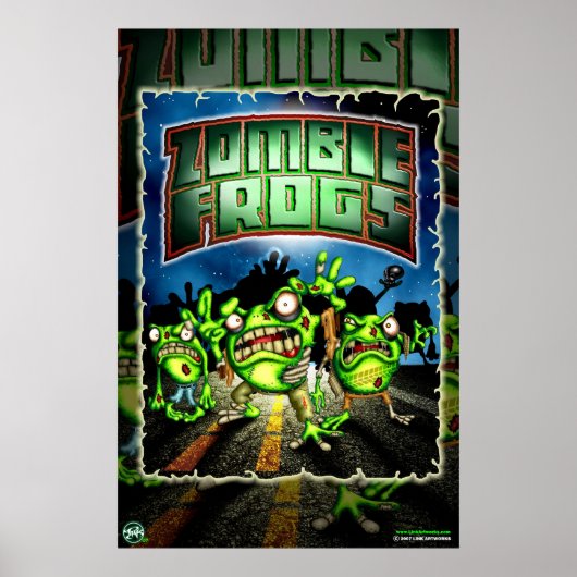 Zombie Frogs Poster (Vorne)