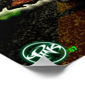 Zombie Frogs Poster (Ecke)