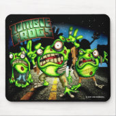 Zombie-Frosch-Mausunterlage Mousepad (Vorne)