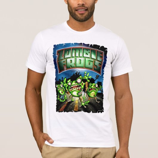 Zombie-Frösche T-Shirt (Vorderseite)