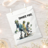 Zombie Fuel | Halloween Candy Favor Bags Geschenktütchen (Ausgeschnitten)