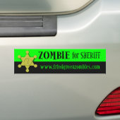 Zombie für Sheriff Autoaufkleber (Auf Auto)