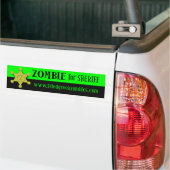 Zombie für Sheriff Autoaufkleber (Auf Lkw)