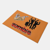 Zombie Fußmatte (Schrägansicht)