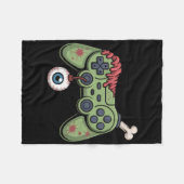 Zombie-Gamer-Controller mit Eyell und Halloween-G Fleecedecke (Vorderseite (Horizontal))