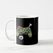 Zombie-Gamer-Controller mit Eyell und Halloween-G Kaffeetasse (Links)