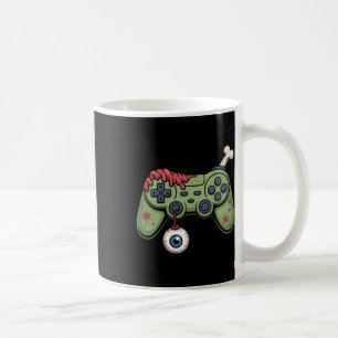 Zombie-Gamer-Controller mit Eyell und Halloween-G Kaffeetasse