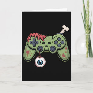 Zombie-Gamer-Controller mit Eyell und Halloween-G Karte