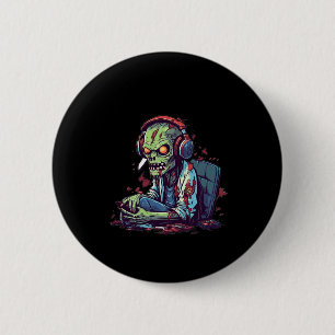 Zombie Gamer Halloween Costume Gaming Videospiel C Button