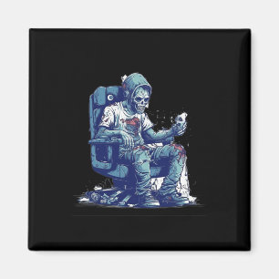 Zombie Gamer Halloween Costume Gaming Videospiel C Magnet