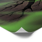 Zombie Gamer Hand - Undead Controller Grip Poster (Ecke)