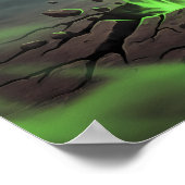 Zombie Gamer Hand - Undead Controller Grip Poster (Ecke)