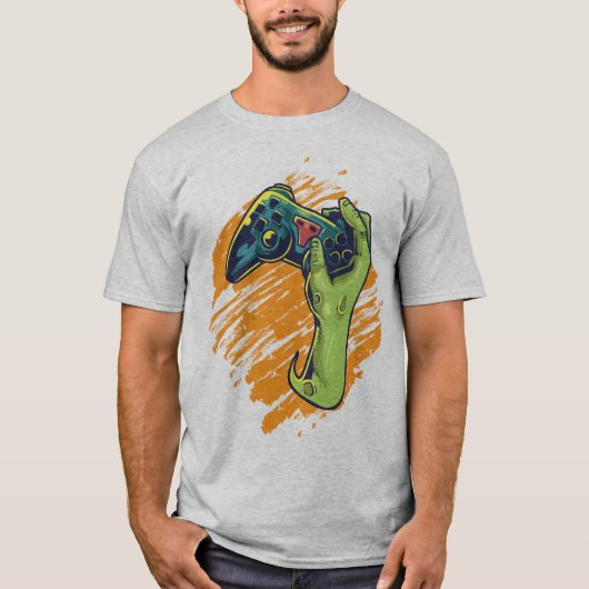 Zombie Gamer T-Shirt (Vorderseite)