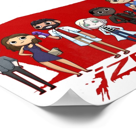 Zombie Gang Poster (Ecke)