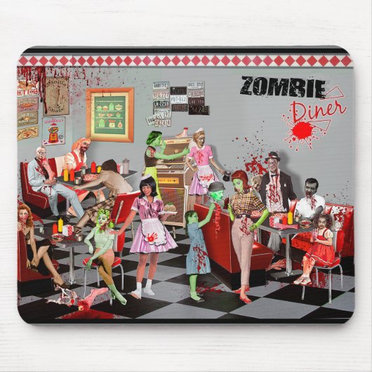 Zombie-Gaststätte Mousepad (Vorne)