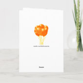 Zombie-Geburtstagskarte Karte (Rückseite)