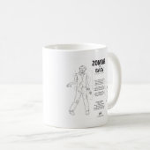 Zombie gegen Baby-Tasse Kaffeetasse (VorderseiteRechts)