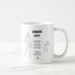 Zombie gegen Baby-Tasse Kaffeetasse