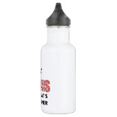 Zombie-Gehirn-Abendessen Trinkflasche (Rechts)