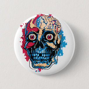 Zombie-Gehirn Button