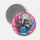 Zombie-Gehirn Magnet (Vorderseite/Rückseite)